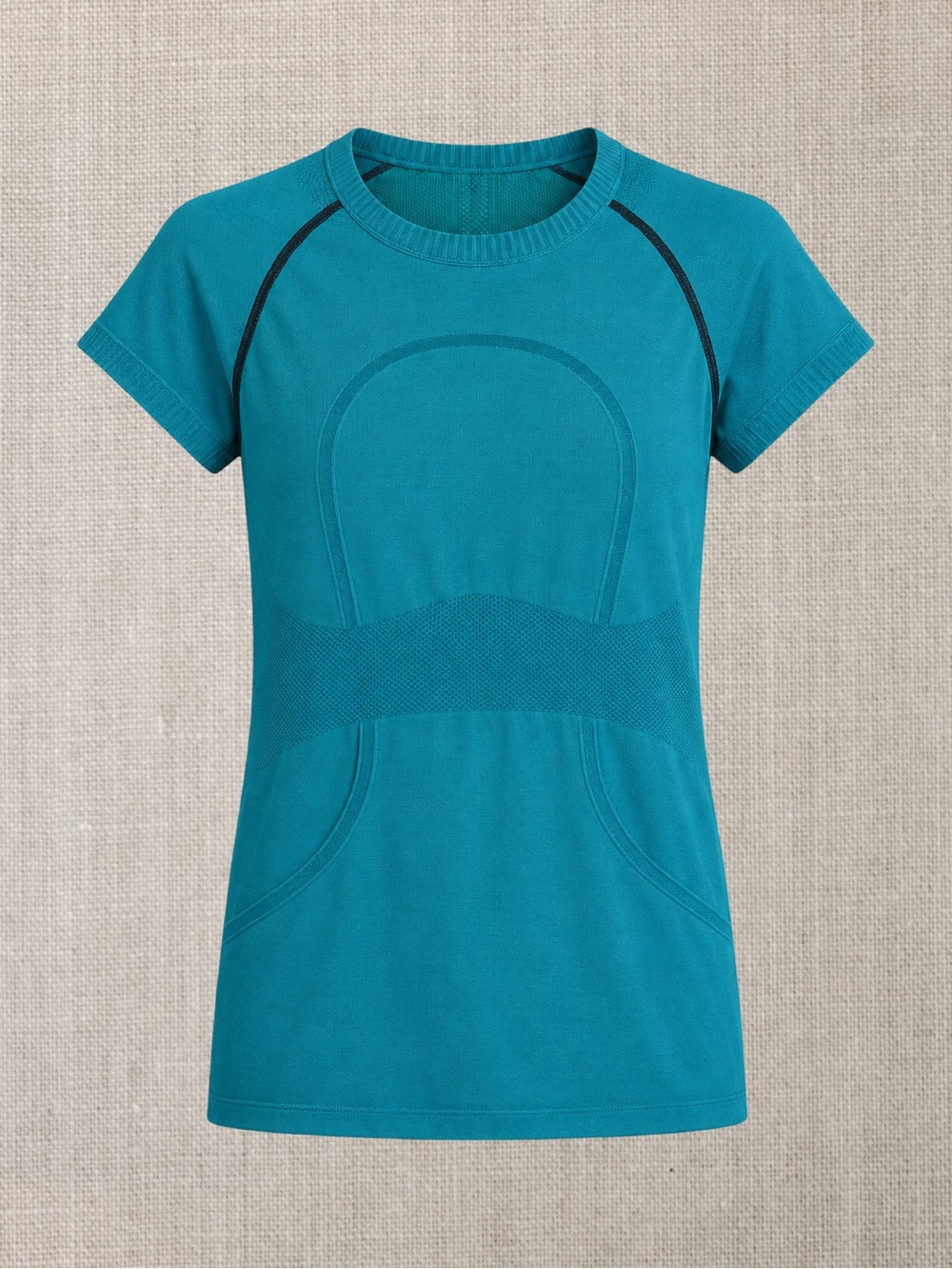 Lululemon Swiftly Tech Short Sleeve Crew T-Shirt - Laguna/Black